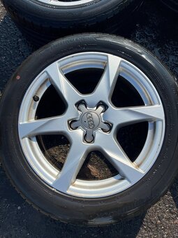 Alu kola audi 5x112 + pneu 225/50/R17 - 2
