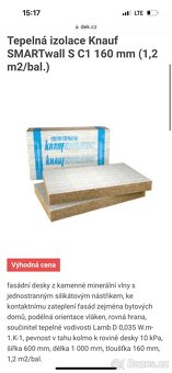 Fasádní vata smartwall s c1 160mm s - 2