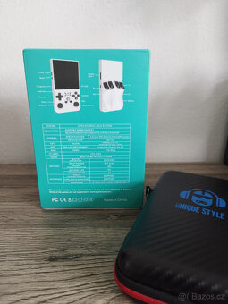 Handheld konzole R36Max (+22000 her) bílá 128GB - 2