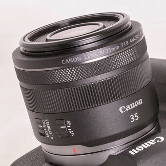 Canon RF 35mm f/1.8 MACRO IS STM + sl. clona + UV filtr - 2