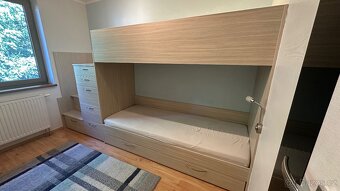 Poschoďová postel s úložným prostorem - 2