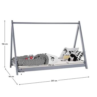 Montessori postel + madrac - 2