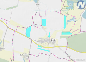 Prodej podílu 1/3 zemědělských pozemků, 182831 m2, Němčice - 2