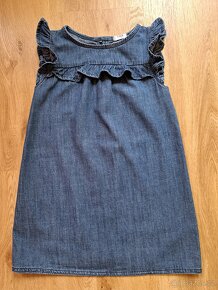 Riflové šaty vel. 116. - 2