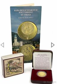 Zlatá zberateľská minca 5000sk Kremnický Toliar 1999 - 2
