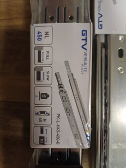 Pojezdy na šuplíky. - 2