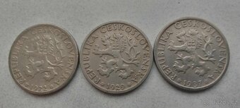 1 koruna československá, 1922, 29. 37. - 2