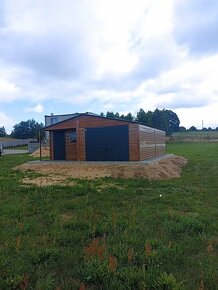 Plechová garáž 7x8 - 2