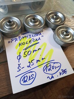 průmyslové kolečka 12 kusů - 2