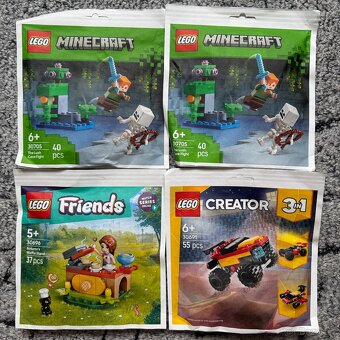 LEGO polybagy (Minecraft, Friends, Creator) - 3 ks - 2