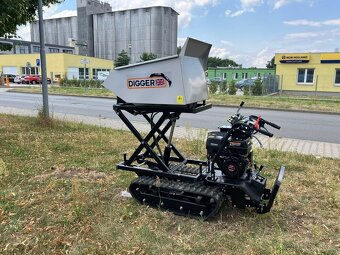 Prepravnik dumper pasovy minidumper dampr kolecko D600 L - 2