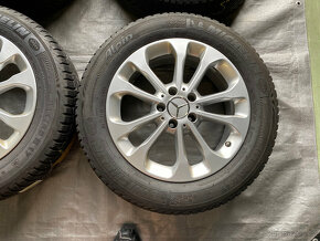 17 alu org. Mercedes 5x112 mm, Top stav + TPMS - 2