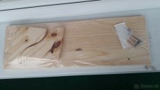 Nabízím dřevěnou poličku,nová60x20cm - 2