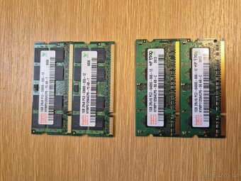 RAM SODIMM DDR2 PC2, 1GB v páru - 2