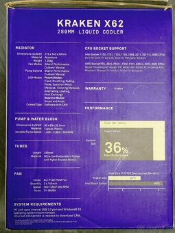 Vodník NZXT Kraken X62 - 2