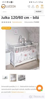 Postylka se zdravotní matrací a příslušenstvím - 2