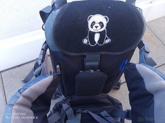 Panda Corazon Dětská krosna / nosítko - modro / šedá - 2