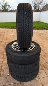 disky 6,5Jx17 ET38 5x112 na zimních pneu. 215/65 R17 99H M+S - 2