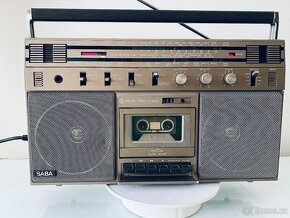 Radiomagnetofon/boombox Saba RCR 756, rok 1980 - 2