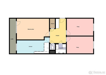 Pronájem bytu 3+1/L/S, 72 m2, Praha 10 - Horní Měcholupy, Mi - 2