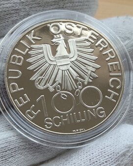 Stříbrný 100 schiling 1979 - Proof - 2