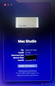 Mac studio M1 Max 32GB Ram, 10 CPU, 24 GPU - 2
