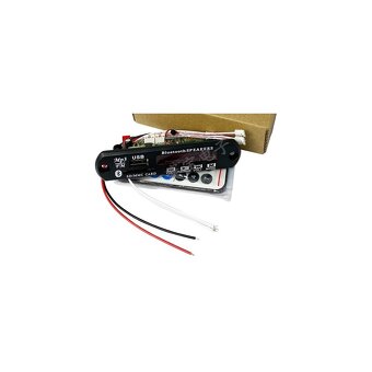 MP3 set 02D black s ovladaním , BT, MIC, SD BT, zesilovač - 2