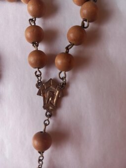 Růženec do auta pro šťastný návrat, rok 1930, art deco - 2