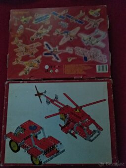 2 prázdné staré krabice od stavebnice Merkur - 2