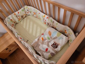 Dětská postýlka Scarlett Laura buk 120 x 60 cm - 2