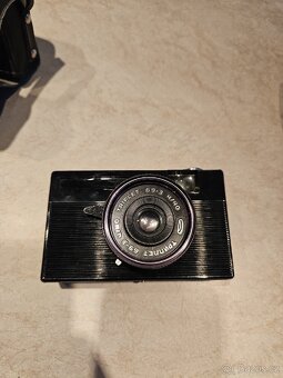 Fotoaparát Vilia Triplet 69-3 4/40 + externí blesk - 2