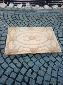 Lisovaná dřevěná paleta 120 x 80 cm - 2