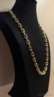zlatý řetízek anker pilka 14k 585/1000 216g - 2