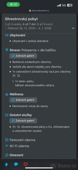 Silvestrovský pobyt pro 2 osoby - 2