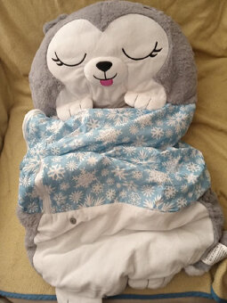 Dětský spacák a polštář - usínáček Husky - 2
