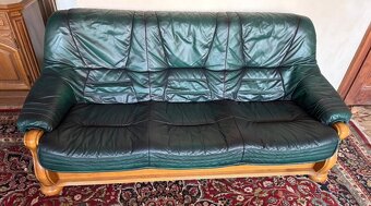 Rustikální kožená sedačka,6086 - 2