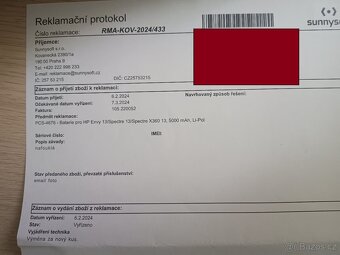 Prodám baterii CS-HPX314NB - 2