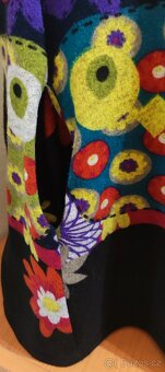 Úpletové šaty Purple Jam - 2