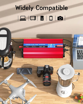 Nový střídač měnič napětí 3000w/6000w - 2