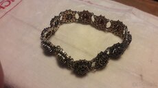 Český granát starožitné šperky - 2