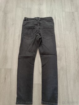 Šedé džíny vel. 140 - 2
