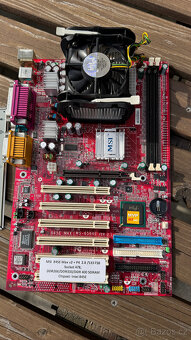 MSI 845E Max v2 + P4 2.8 /533 FSB a chladič - 2