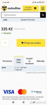 Pístní kroužky pro BMW - 2