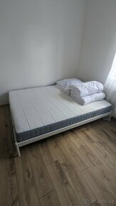 Ikea postel VEVELSTAD + VALEVG Matrace 180x200 - 2