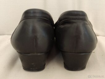 Boty mokasíny lodičky kůže vel.23,5 cm - 2