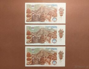 Bankovky 10 Kčs 1986 - 2