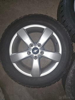 4x Alu kola 205/60/16 i se zimními pneu - 2