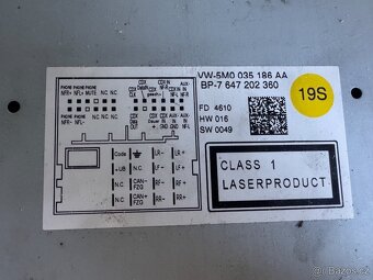 originální autorádio VW RCD 310 - 2