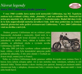 Jawa Californian RV 2023, oilmaster, STK do 9/2029 - 2