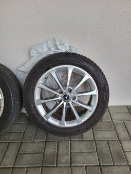 Originální ALU kolaMERCEDES ,,A,,+zimní pneu 205/55/R17 - 2